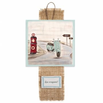 wooden frame vespa