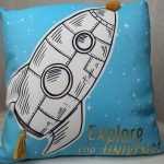pillow, explore the universe, space
