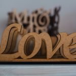 mdf love sign