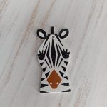 wooden zebra