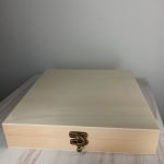wooden flat box