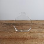 plexiglass pomegranate, charm